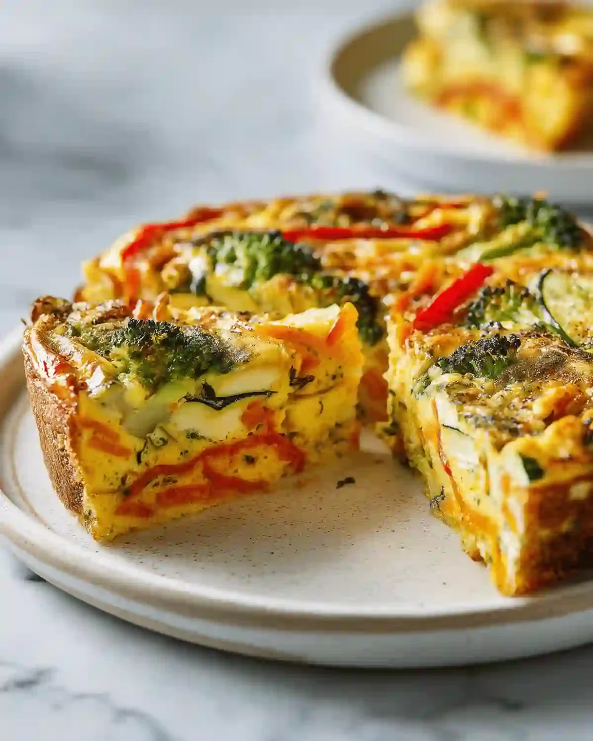 Frittata aux légumes au Airfryer Frittata Legumes Airfryer