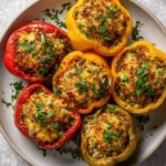 Poivrons Farcis Boulgour Airfryer