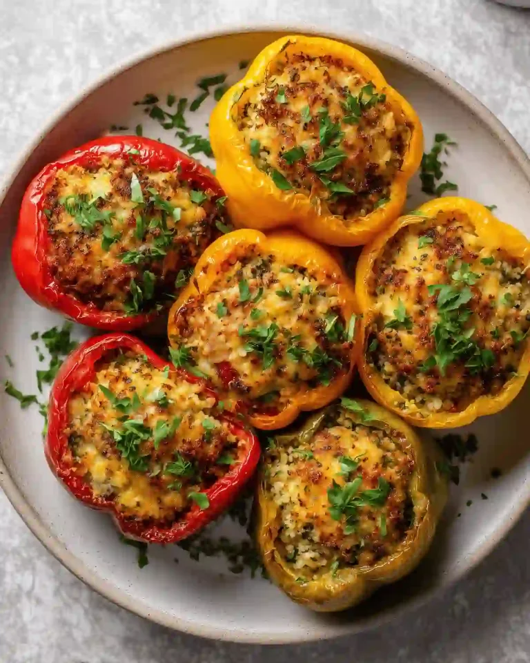 Poivrons Farcis Boulgour Airfryer