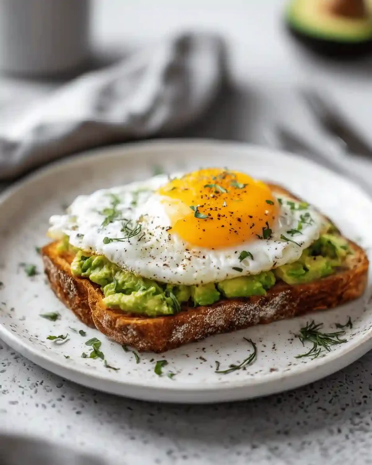 Tartine Avocat Oeuf Airfryer