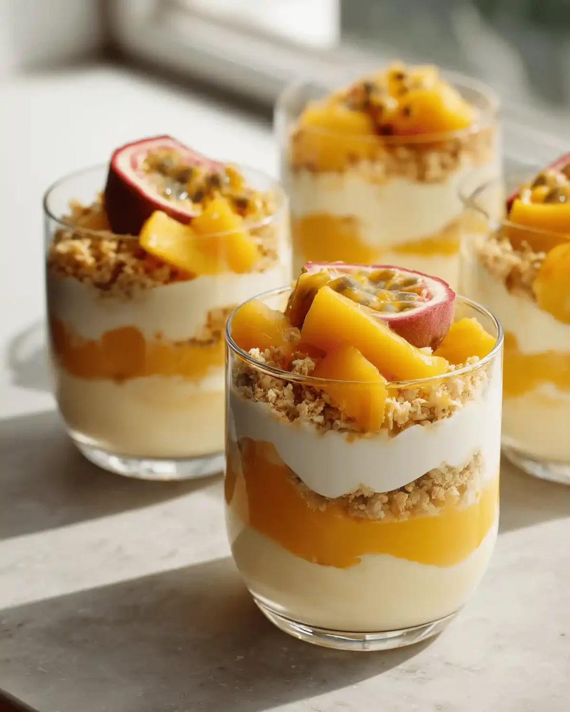 Verrines Mangue Passion Airfryer