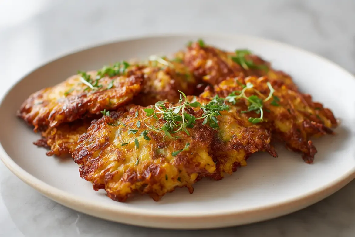 Accras de légumes préparés en Airfryer, croustillants et savoureux