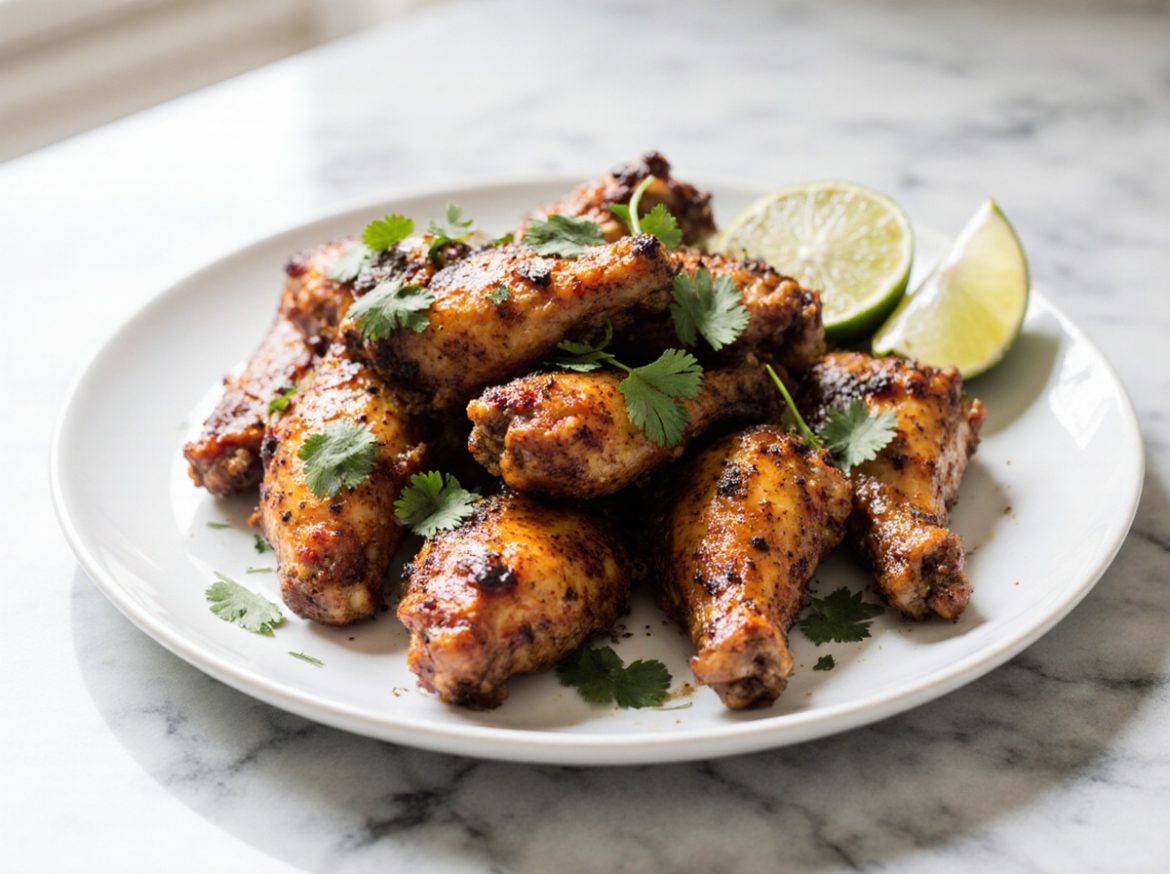 Ailes de poulets tex mex au Airfryer, croustillantes et pleines de saveurs