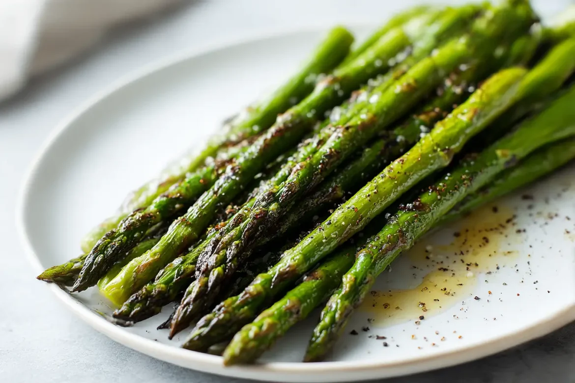 Asperges grillées au Airfryer, croustillantes et savoureuses