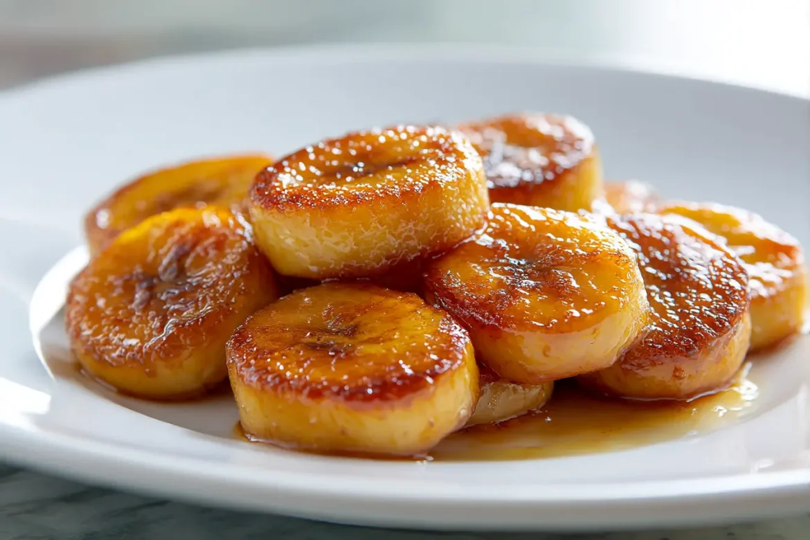 Banane rôtie au airfryer Banane rôtie au Airfryer, sucrée et caramelisée