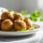 Boulettes de lentilles au airfryer, croustillantes et savoureuses