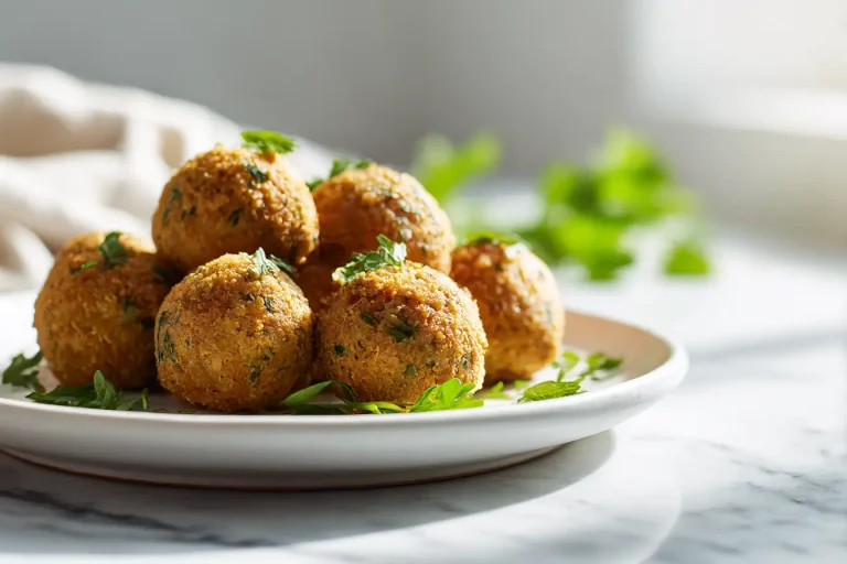 Boulettes de lentilles au airfryer, croustillantes et savoureuses