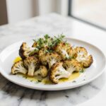 Chou-fleur doré en Airfryer, savoureux et croustillant