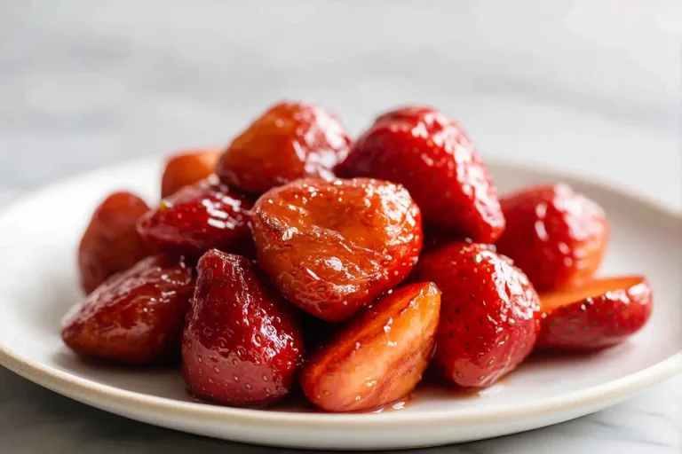 Fraises rôties en Airfryer, sucrées et caramélisées