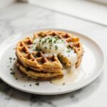 Gaufres salées au Airfryer, croustillantes et savoureuses