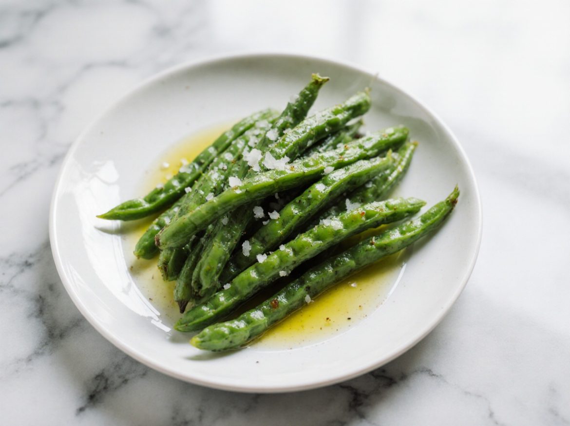 Haricots verts croquants et savoureux cuisinés en Airfryer.