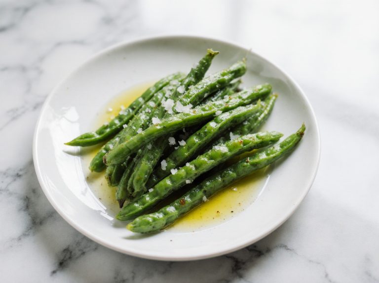 Haricots verts croquants et savoureux cuisinés en Airfryer.