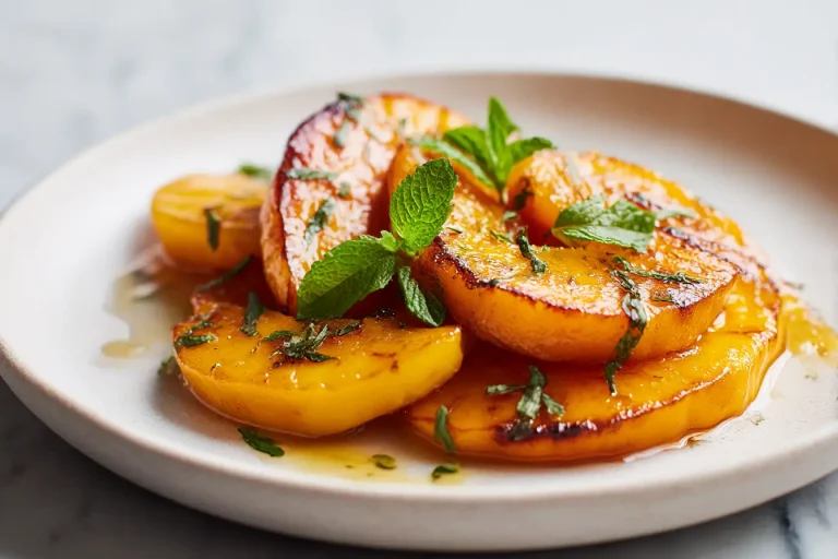 Mangue rôtie au Airfryer, sucrée et parfaitement caramélisée