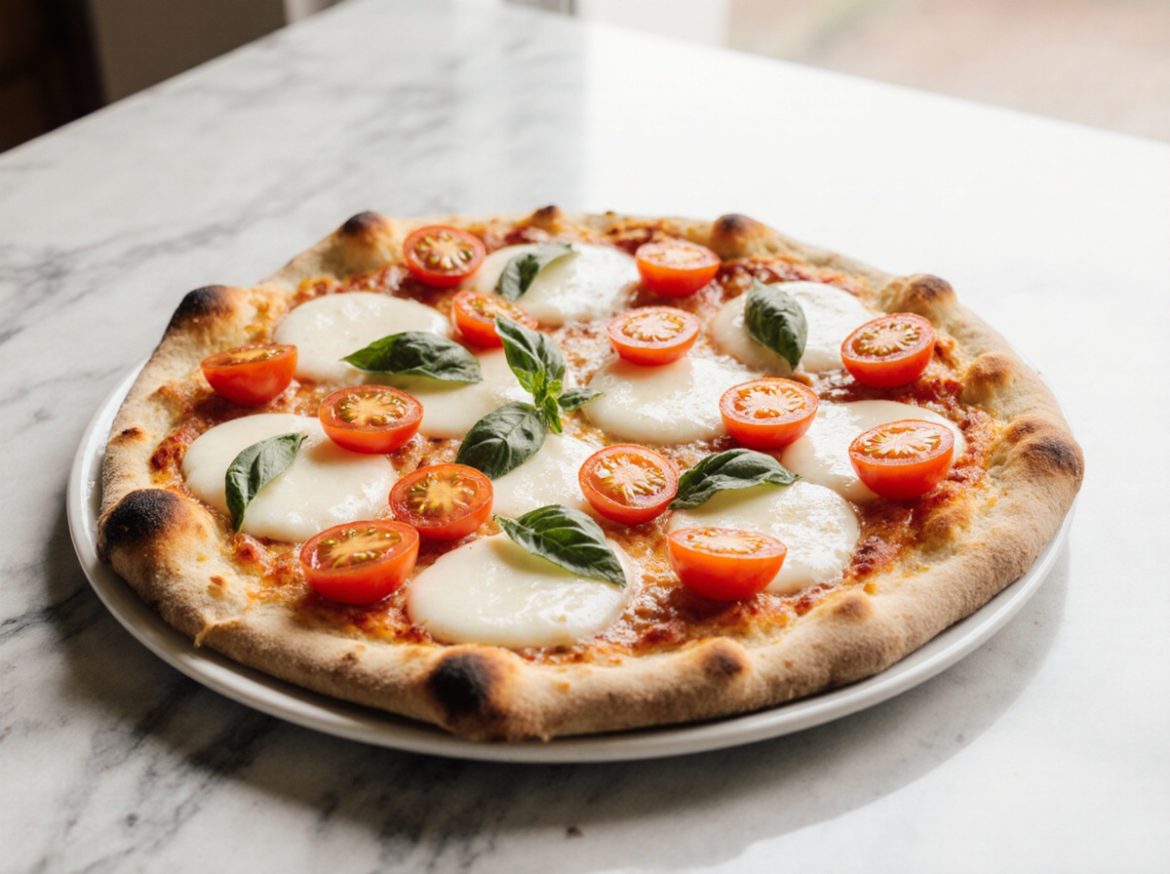 Pizza au airfryer, croustillante et savoureuse