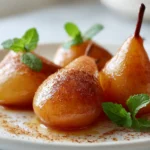 Poires rôties au miel en Airfryer, sucrées et caramélisées