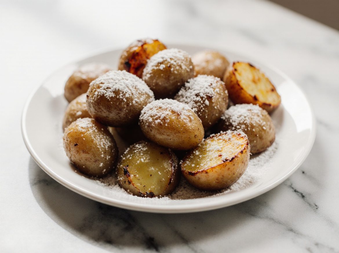 Pommes rôties à la cannelle au airfryer, savoureuses et dorées