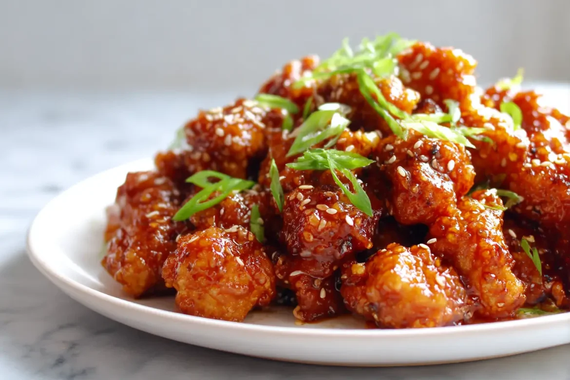 Poulet général Tao au Airfryer, savoureux et croustillant