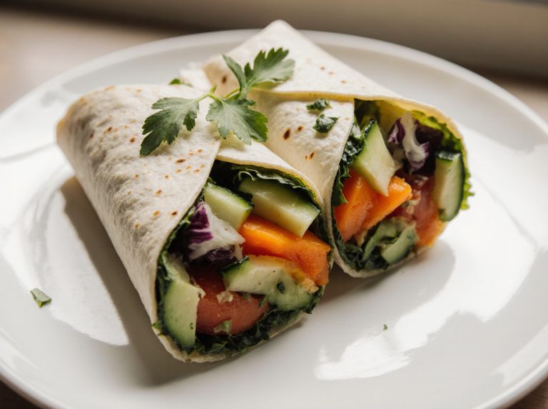 Wraps veggie au Airfryer, croustillants et colorés