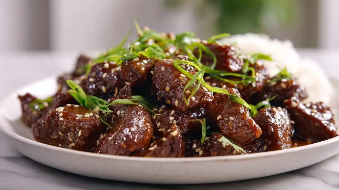 Bœuf à la sauce teriyaki en Airfryer, savoureux et moelleux