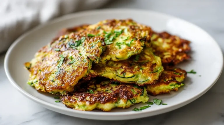 Galettes de courgettes cuites au Airfryer, croustillantes et savoureuses