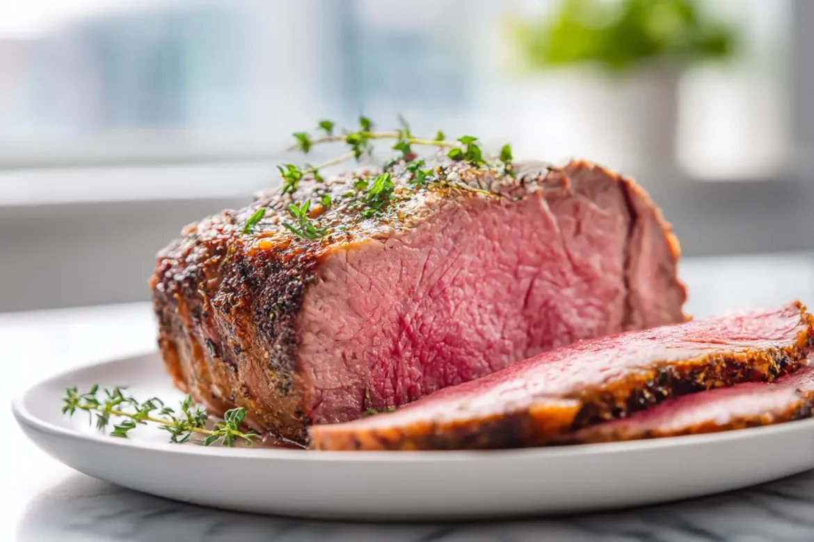 Rôti de bœuf au Airfryer, juteux et savoureux