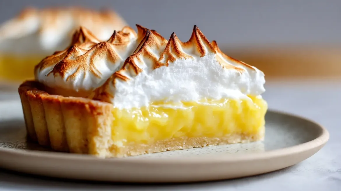 Tarte au citron meringuée au Airfryer, dorée et délicieuse