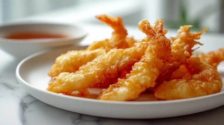 Tempura de crevettes au Airfryer, croustillant et savoureux