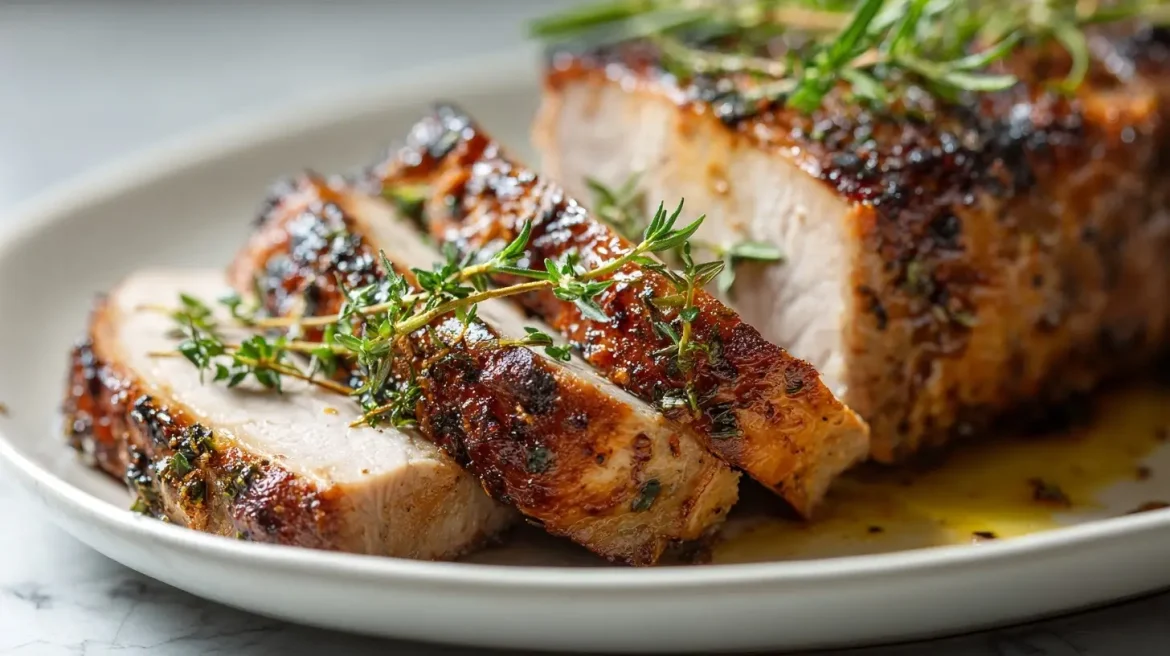 Travers de porc au Airfryer, juteux et savoureux